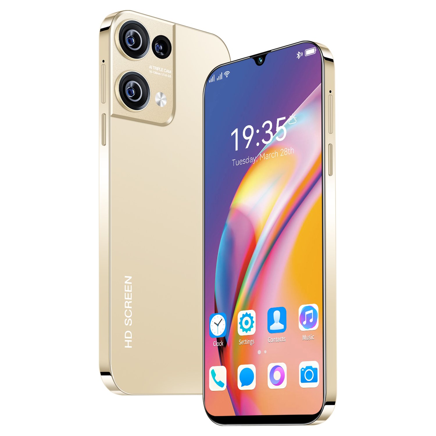 HSDF-Reno9 Pro 16GB+1TB 7.3inch phones mobile 5G Long endurance High pixel Phones Mobile Android 13 Smartphone